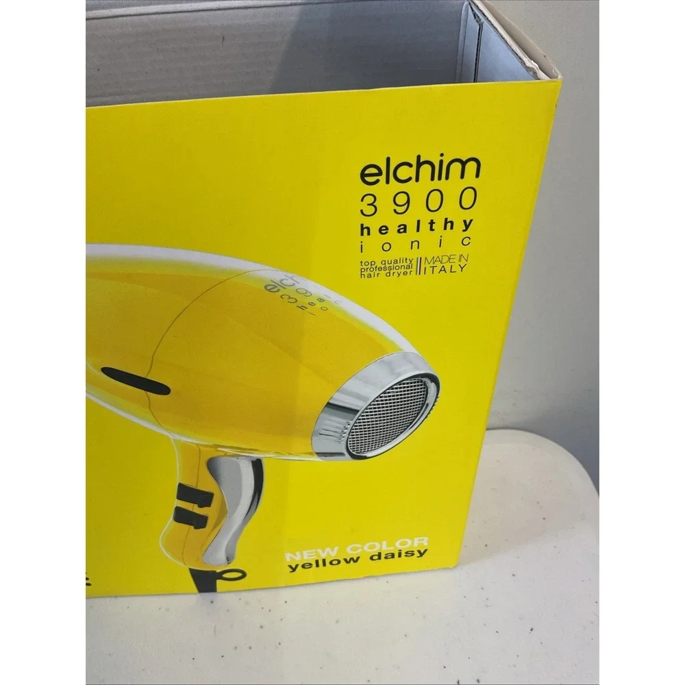 3900 Healthy Ionic Hair Dryer‎ - Yellow Daisy by Elchim for Unisex - 1 Pc